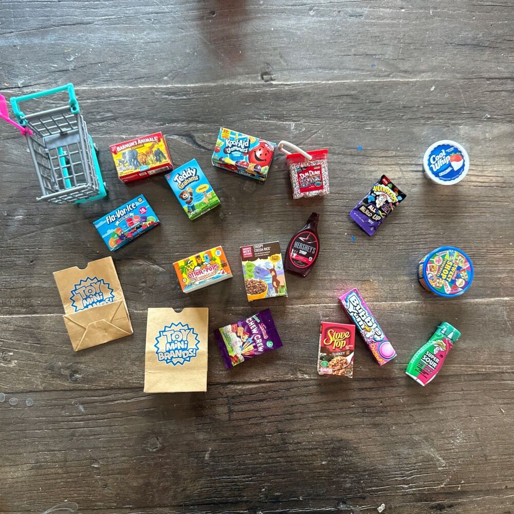 Zuru Mini Brands Mixed Lot of 18 Collectible Mini Figures Food Candy Series 3 5